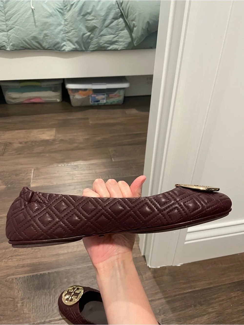Tory Burch quilted ballet flats